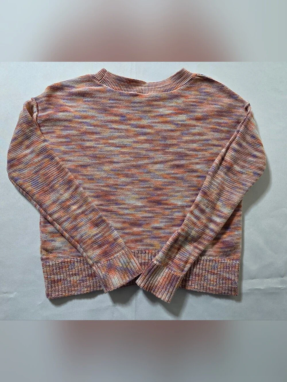 Girls Size 6 6X Fall Outfit Set - OshKosh Space Dye Sweater & YMI Flare Jeans